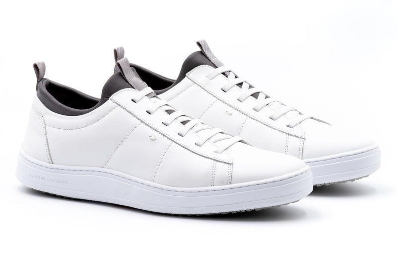 Cameron Sheepskin Sneakers - White