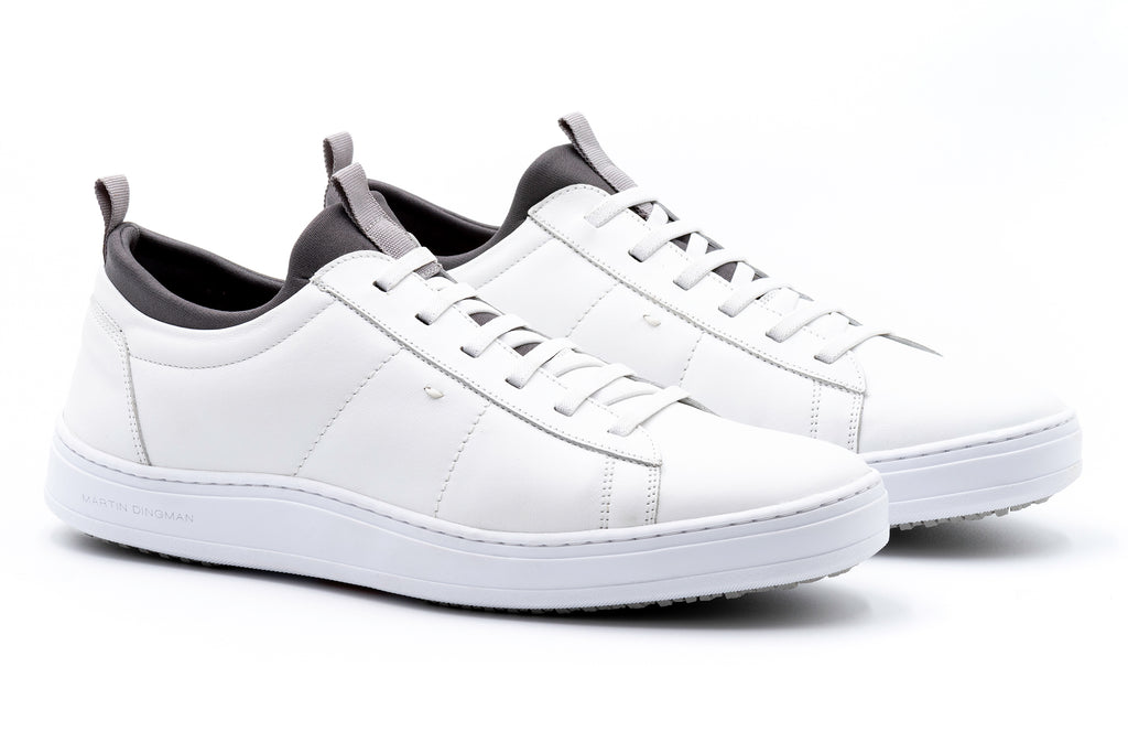 Cameron Sheep Skin Sneakers - White