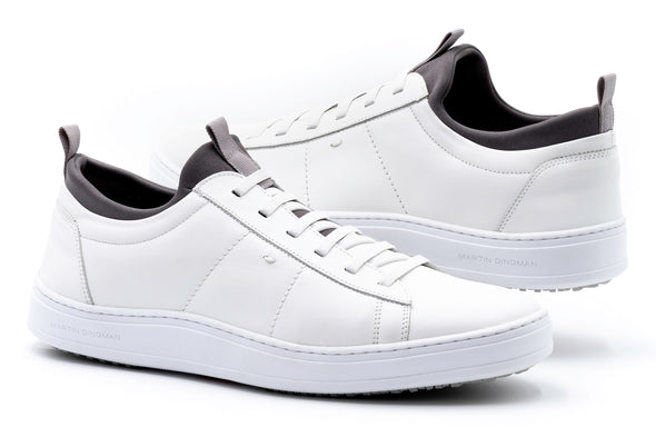 Cameron Sheepskin Sneakers - White