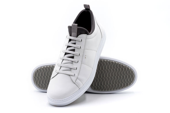 Cameron Sheepskin Sneakers - White