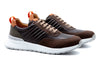Dawson Glove Leather Sneakers - Chocolate