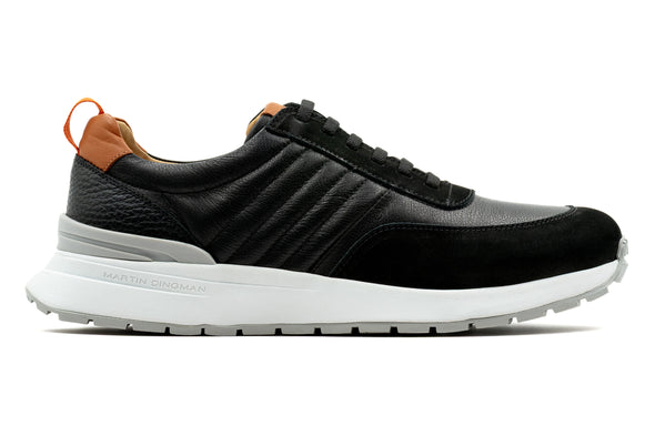 Dawson Glove Leather Sneakers - Black