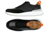 Dawson Glove Leather Sneakers - Black