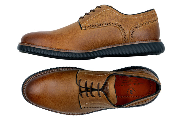 CountryAire Water Buffalo Leather Plain Toe - Saddle