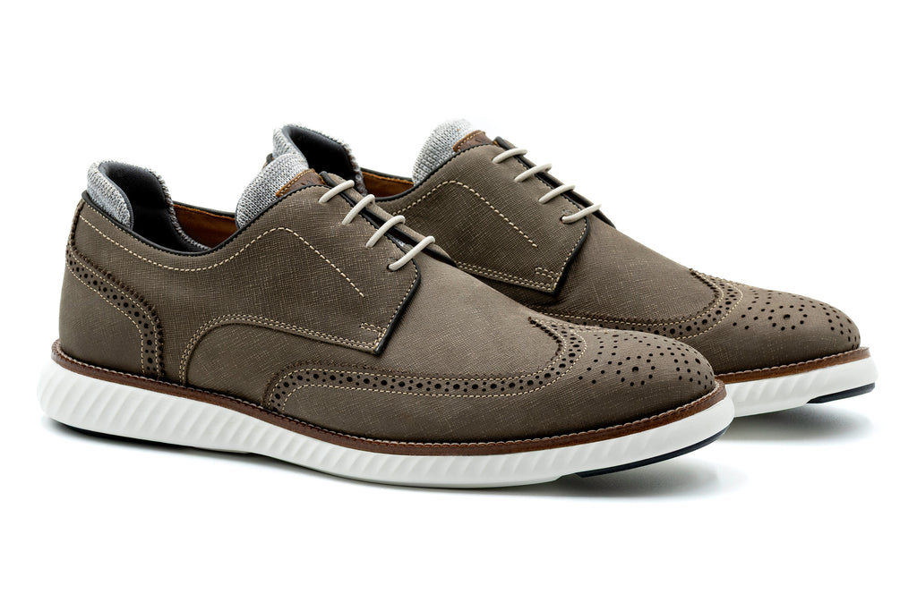 CountryAire Nubuck Wingtip - Slate