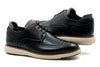 CountryAire Pebble Grain Leather Wingtip - Black