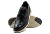 CountryAire Pebble Grain Leather Wingtip - Black