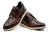 CountryAire Pebble Grain Leather Wingtip - Bourbon