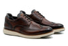 CountryAire Pebble Grain Leather Wingtip - Bourbon