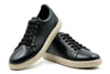 CountryAire Saddle Leather Sneaker - Black