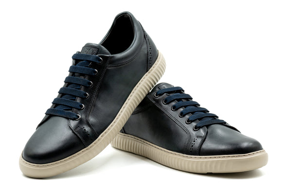 CountryAire Saddle Leather Sneaker - Midnight