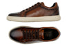 CountryAire Saddle Leather Sneaker - Bourbon