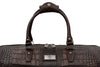 Rudyard American Alligator Polocrosse Duffel - Vintage Chestnut