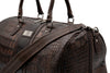 Rudyard American Alligator Polocrosse Duffel - Vintage Chestnut