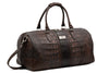 Rudyard American Alligator Polocrosse Duffel - Vintage Chestnut