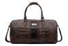 Rudyard American Alligator Polocrosse Duffel - Vintage Chestnut