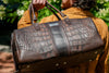 Rudyard American Alligator Polocrosse Duffel - Vintage Chestnut