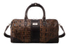 Safari Nile Crocodile Grain Duffel - Burnt Pecan