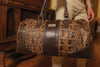 Safari Nile Crocodile Grain Duffel - Burnt Pecan