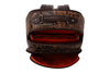 Safari Nile Crocodile Grain Backpack - Burnt Pecan