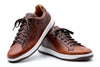 Old Row Oiled Saddle Leather Sneakers - Cigar