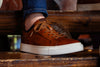 Cooper Sheepskin Sneakers - Whiskey