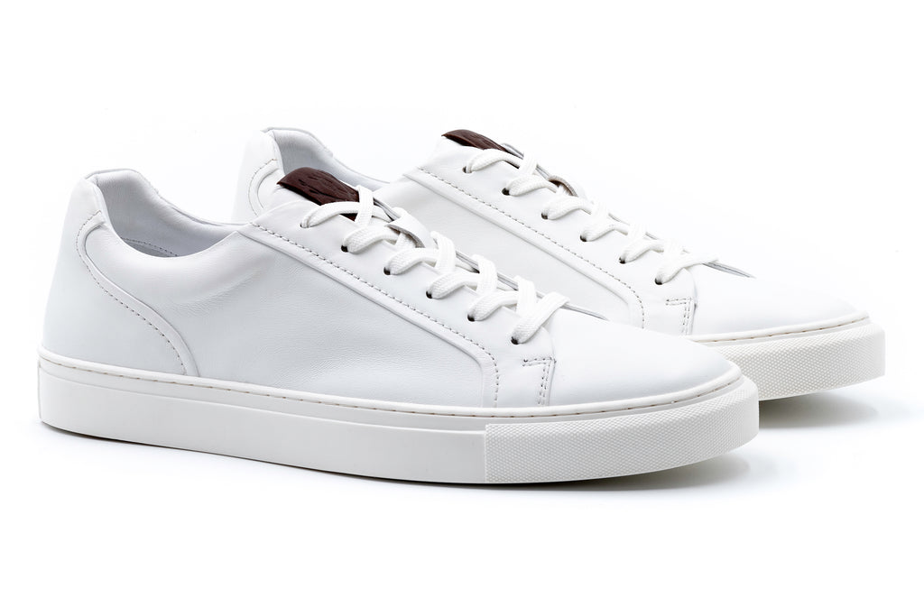 Cooper Sheepskin Sneakers - White