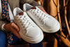 Cooper Sheepskin Sneakers - White