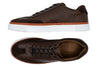 Hudson Tumbled Glove Leather Sneakers - Walnut