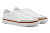 Hudson Tumbled Glove Leather Sneakers - White
