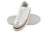 Hudson Tumbled Glove Leather Sneakers - White