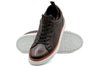 Harrison Tumbled Saddle Leather Sneakers - Walnut