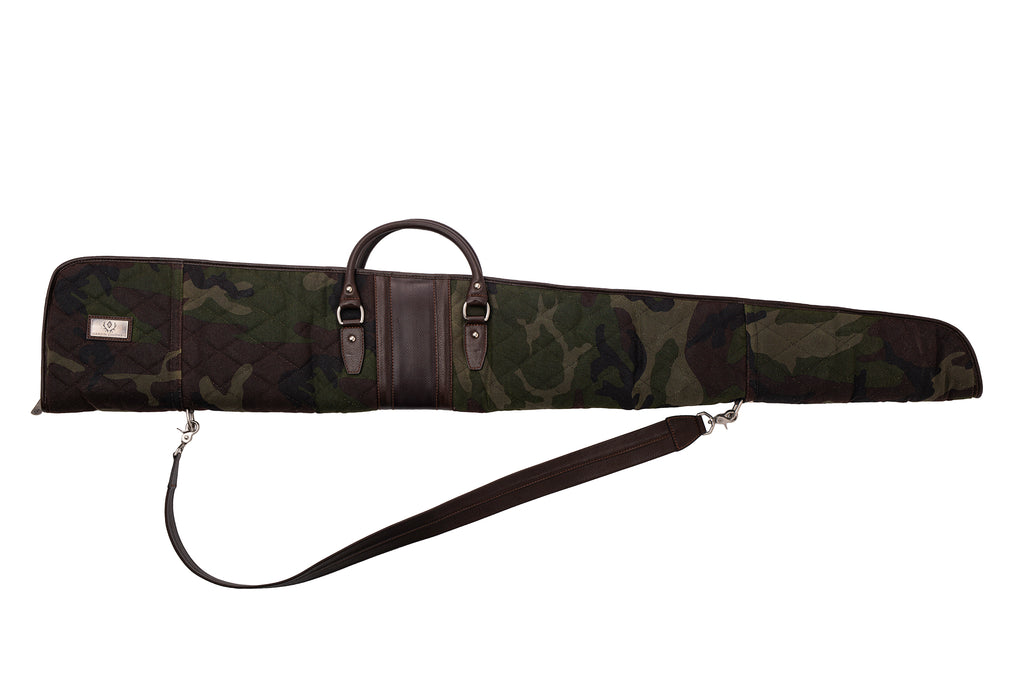 Field Waxed Cotton Sweet 16 Case - Green Camo