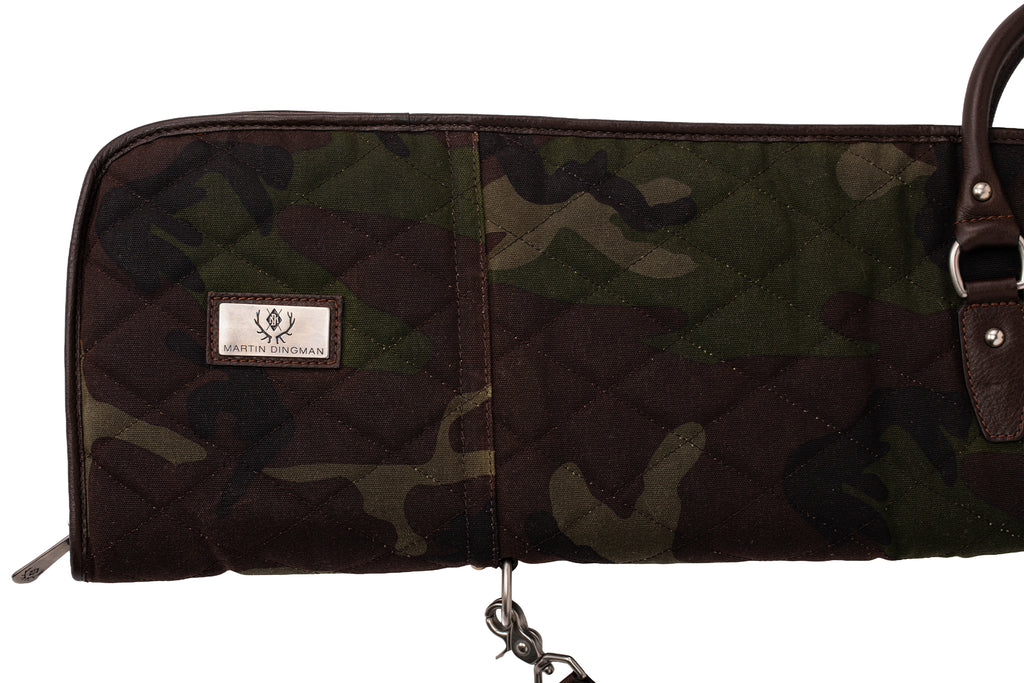 Field Waxed Cotton Sweet 16 Case - Green Camo