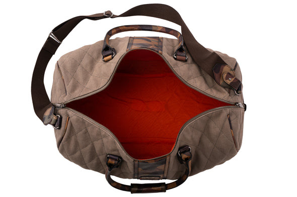 Woodland Quilted Oxford Canvas Duffel - River Rock