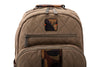 Woodland Quilted Oxford Canvas Backpack - River Rock