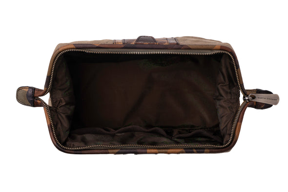 Woodland Quilted Oxford Canvas Shave Case - River Rock