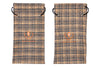 Tweed Shoe Bag - Ochre Multi