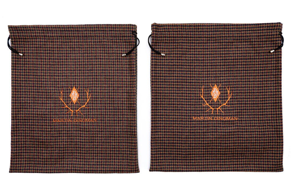 Tweed Boot Bag - Khaki Multi