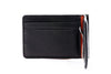 Anthony Alligator Grain Credit Card Money Clip - Black