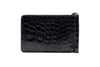 Anthony Alligator Grain Credit Card Money Clip - Black