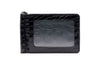 Anthony Alligator Grain Credit Card Money Clip - Black