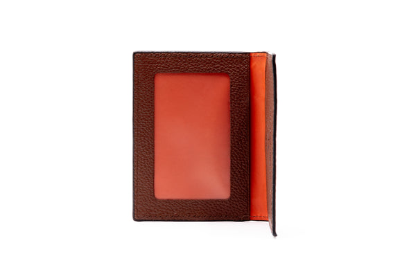 Anthony Alligator Grain ID Wallet - Brown
