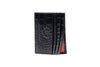 Anthony Alligator Grain Executive ID Card Case - Black