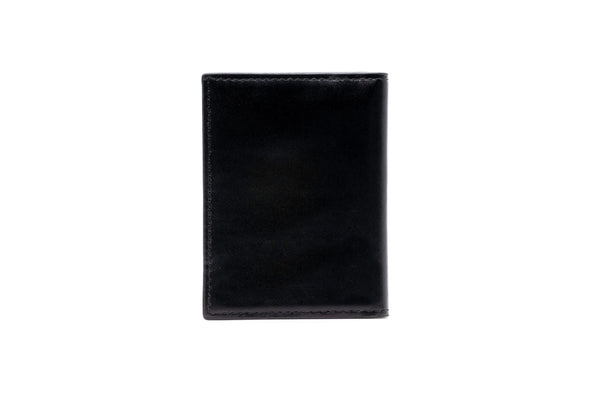 Edward Saddle Leather ID Wallet - Black
