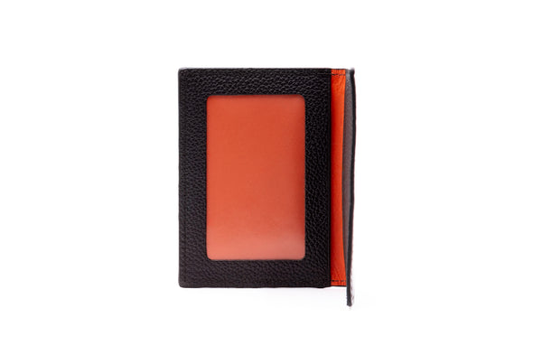 Edward Saddle Leather ID Wallet - Chocolate