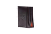 Edward Saddle Leather Executive ID Card Case - Chocolate