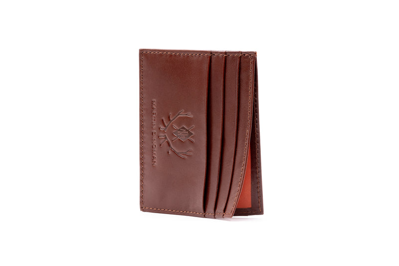 Edward Saddle Leather Executive ID Card Case - Saddle Tan