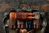 Havana Italian Saddle Leather Cigar Case - Camo