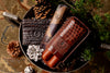 Signature Italian Saddle Leather Pen Sheath - Grey Camo